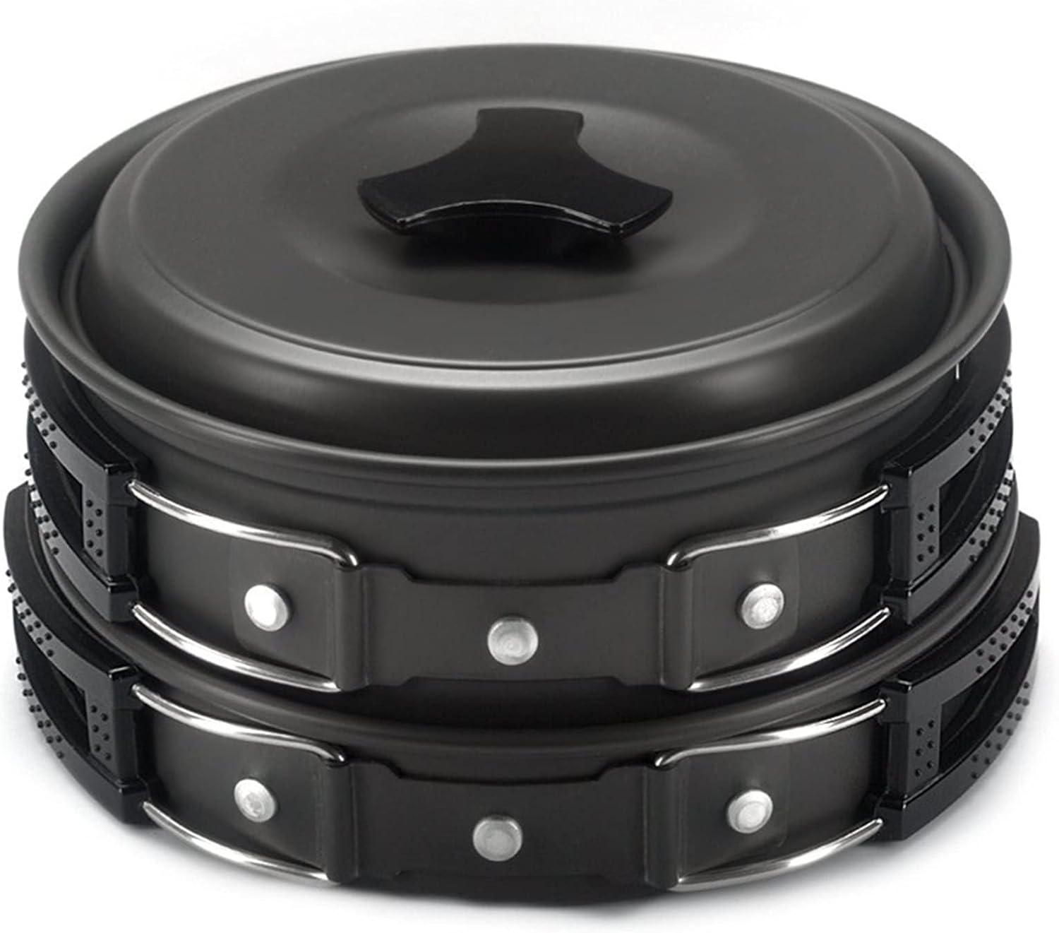 Portable Camping Tableware Cooking Set Outdoor cookware pan Pot Bowl Spoon Fork Utensils for Hiking Picnic Travel Wild campismo