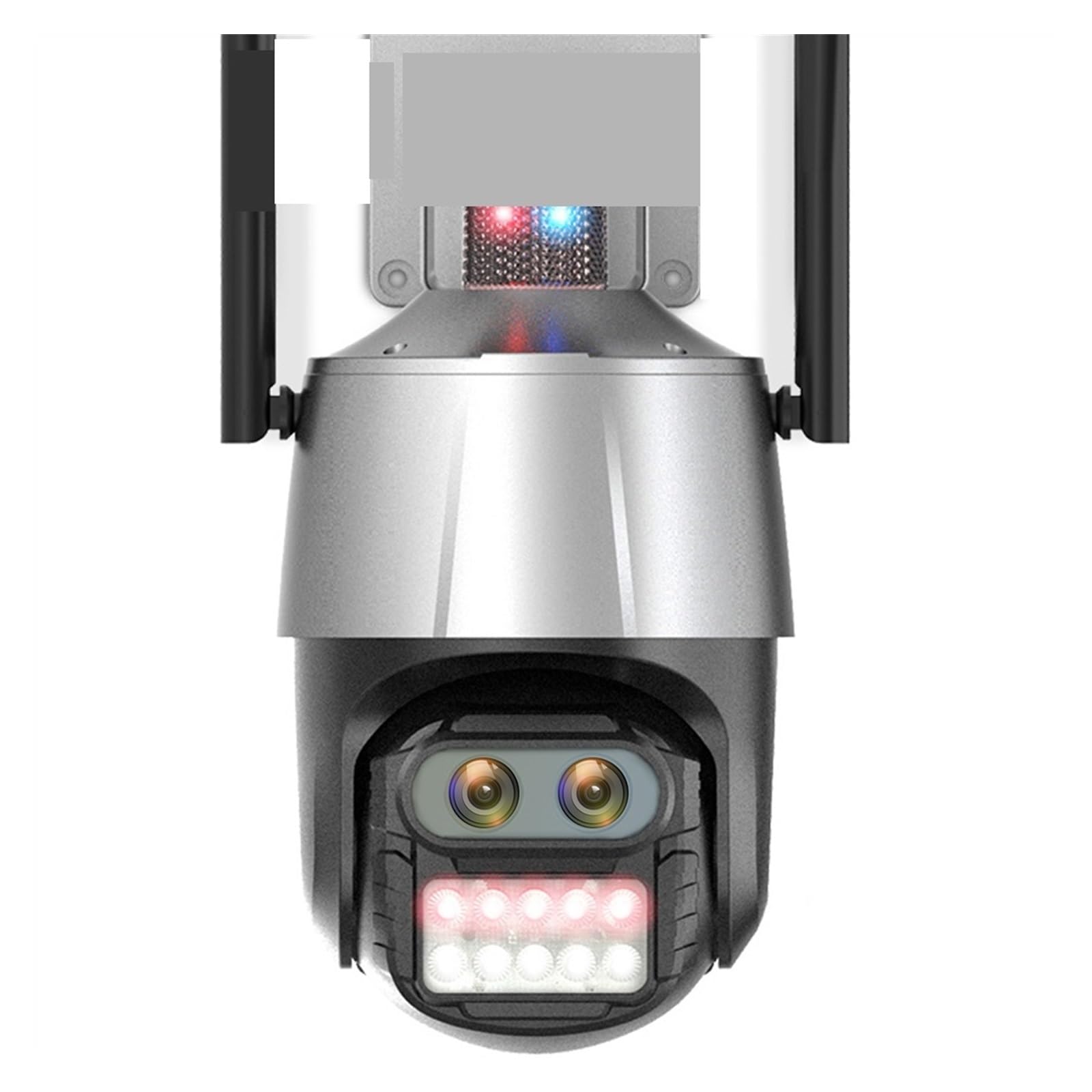 CVFRDD 8MP 4K IP Camera Security CCTV Camera Dual-Lens Color Night Vision 8X Digital Zoom IP66 Outdoor Surveillance Camera(NO SD Card)