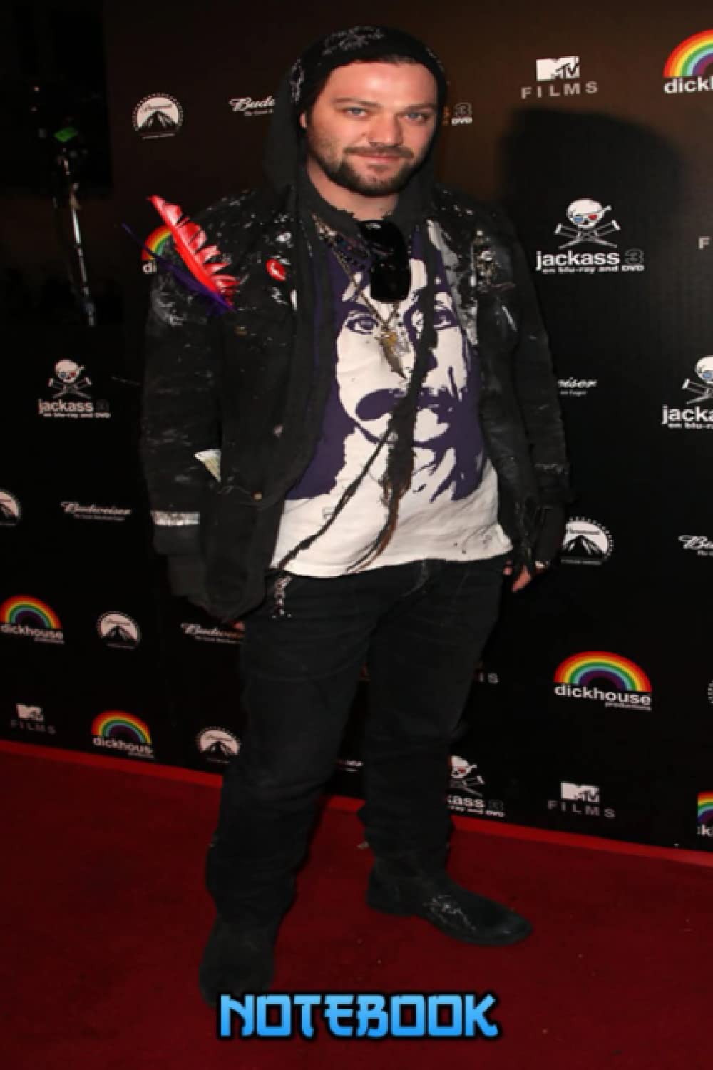 Notebook : Bam Margera Notebook Journal Gift Book for Writing, Thankgiving Notebook Gift Idea , for Fans #18