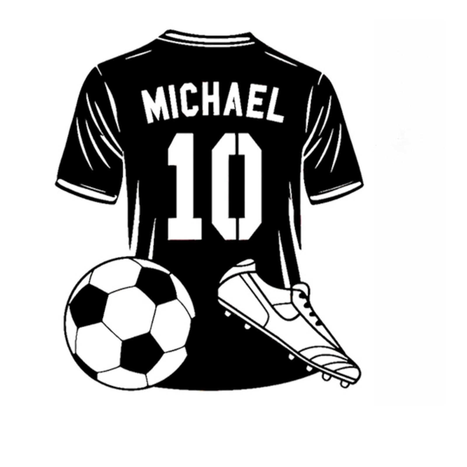 VALINSKY Personalized Soccer Metal Sign Soccer Lamp Custom Football Jersey Name Number Wall Art Decoration Gift for Footballer Lover Sport Fan Boy Men Kids