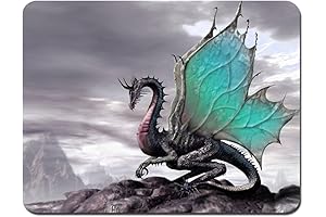 Dragonpad: Standard 9.5 x 7.9 Inch High-Definition Optical Mousepad with Dragon Art