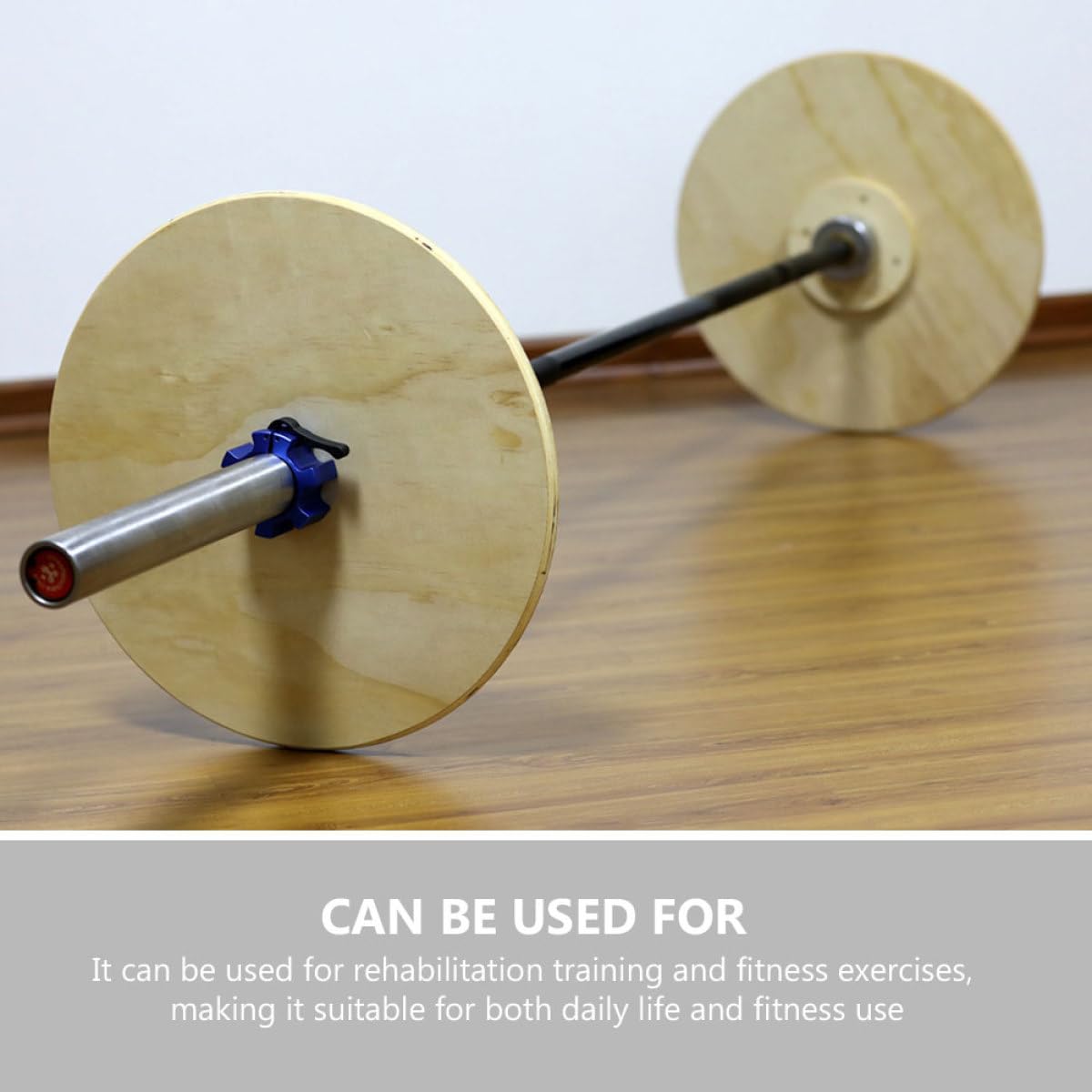 Placas Peso de Madera para Mancuernas Deportivas, Diseño Práctico para Ejercicios Diarios y Recuperación Física