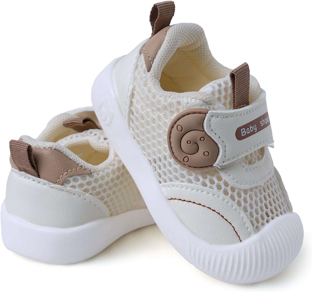 Baby Walking Water Shoes Toddler Breathable Mesh Sandals First Walkers Running Tennis Sneakers Outdoor Beach Shower Shoes for Boys Girls, Soft Sole & Non-Slip