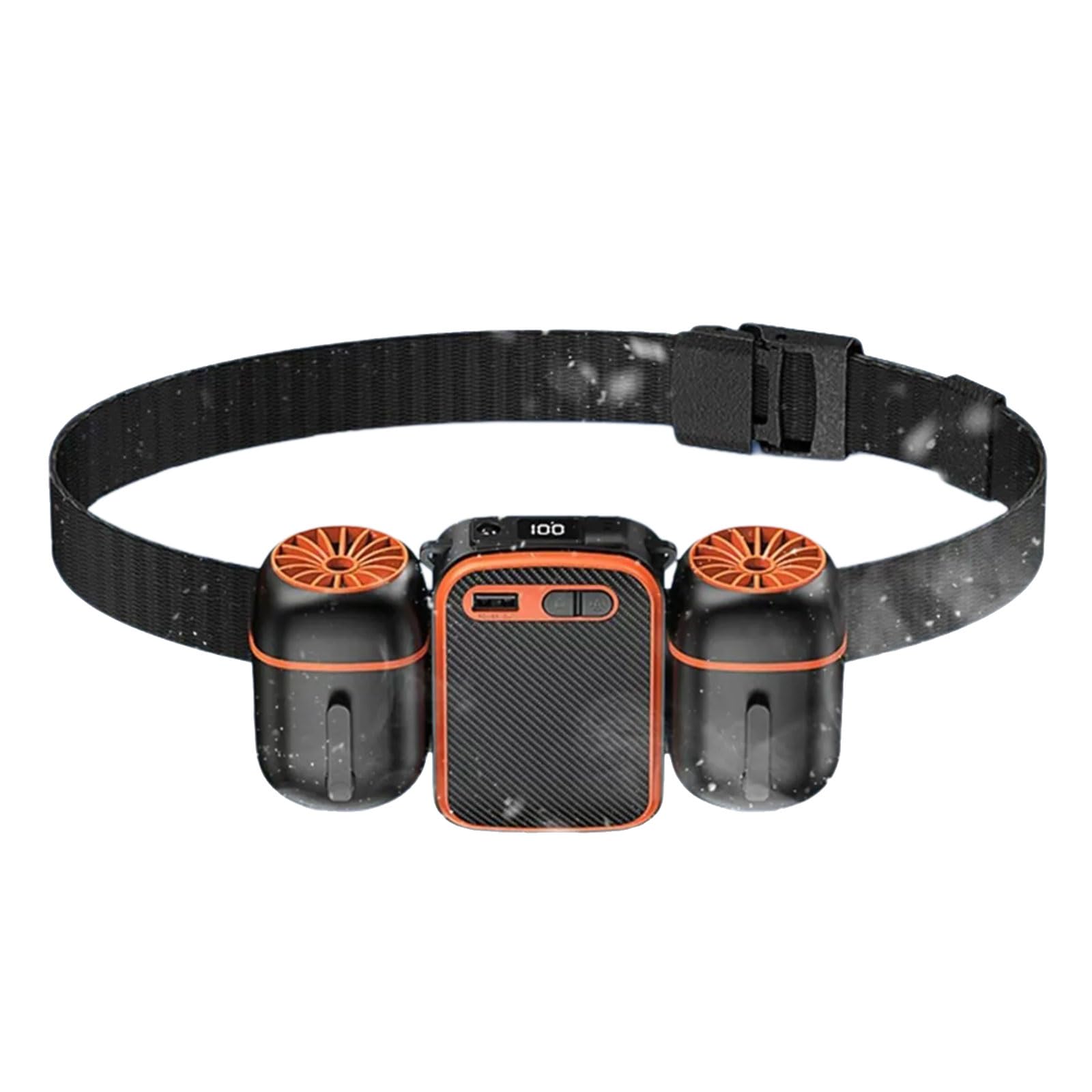 APGLSXY Innovative Hands Cooling Device with 10000mAh Capacity and Secure Belt Fastening Wearable Cooling Device