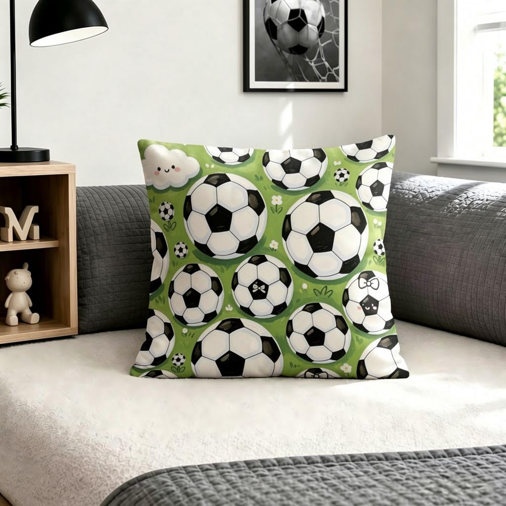 Soccer Theme Pillow Covers -20x20