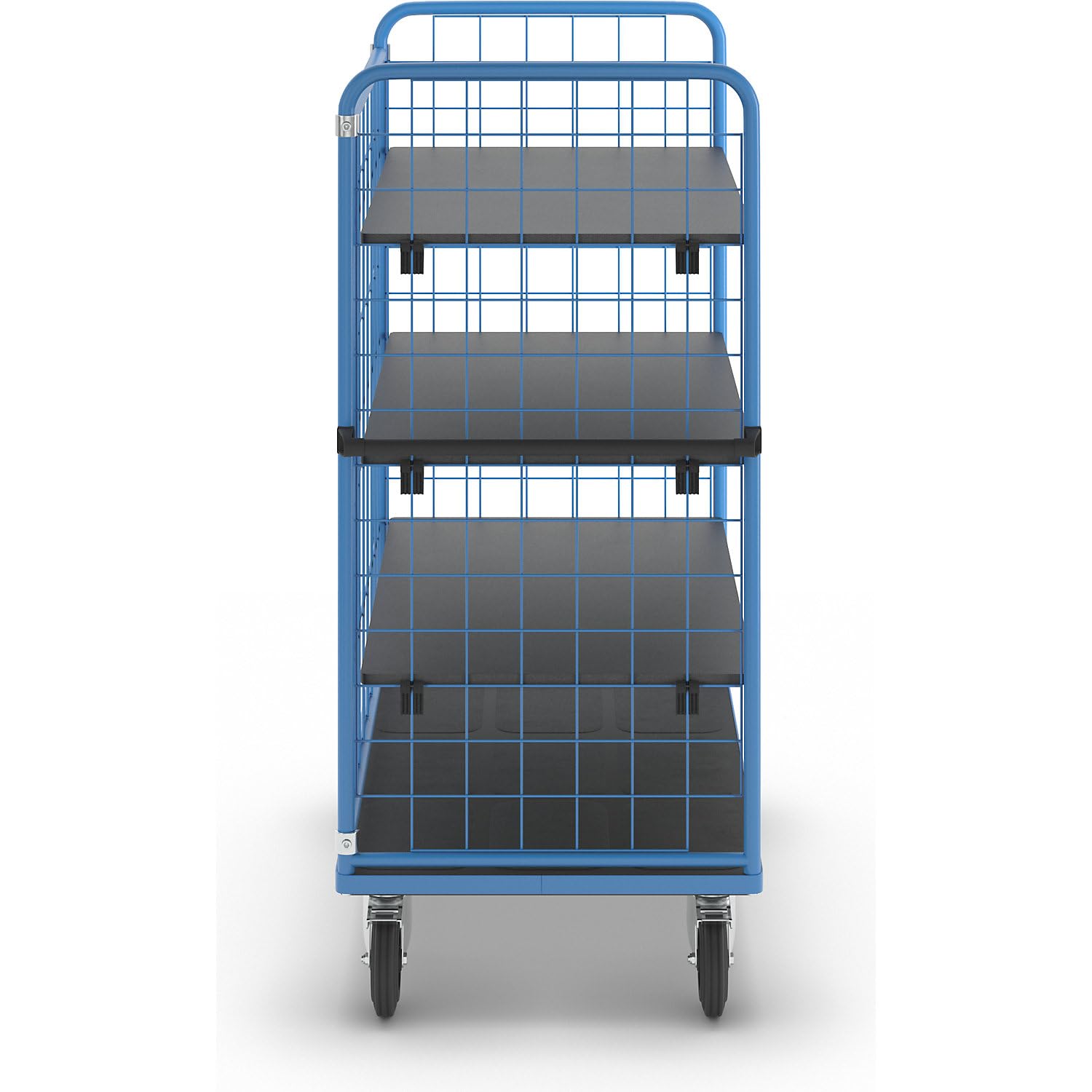 eurokraft Pro | Chariot à tablettes à Trois côtés grillagés