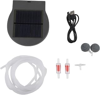 Solar Pond with 2600MAh for Battery, with 3 Modes(Gray 2600MAH)