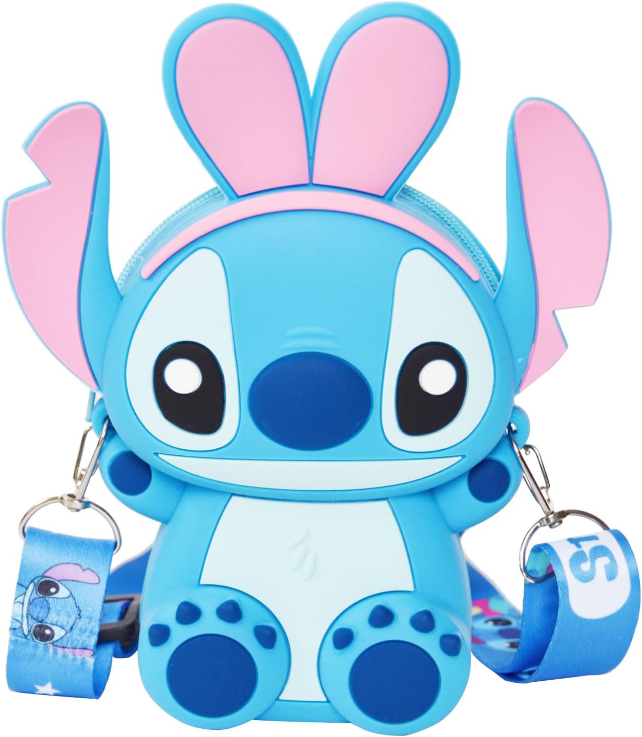 Kawaii Crossbody Handbag with Adjustable Shoulder Strap, Zipper Cute Mini Anime Coin Wallet Purse Shoulder Bag