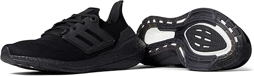 adidas Men's Ultraboost 22 Running Shoe, Black/Black/Black, 10