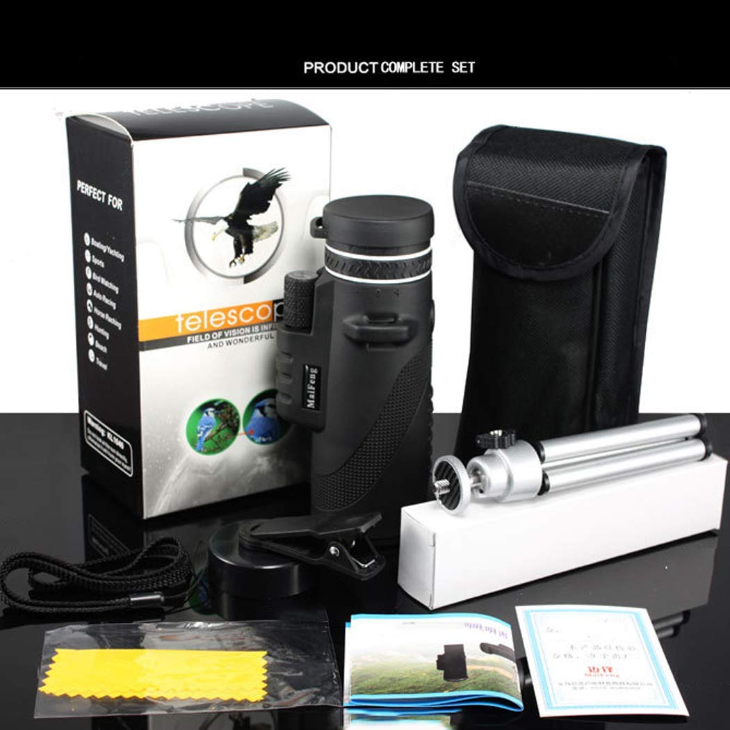 Télescope monoculaire Compact BAK4 – Zoom Haute Puissance, étanche et résistant aux Chocs – Prisme BAK4 FMC, w