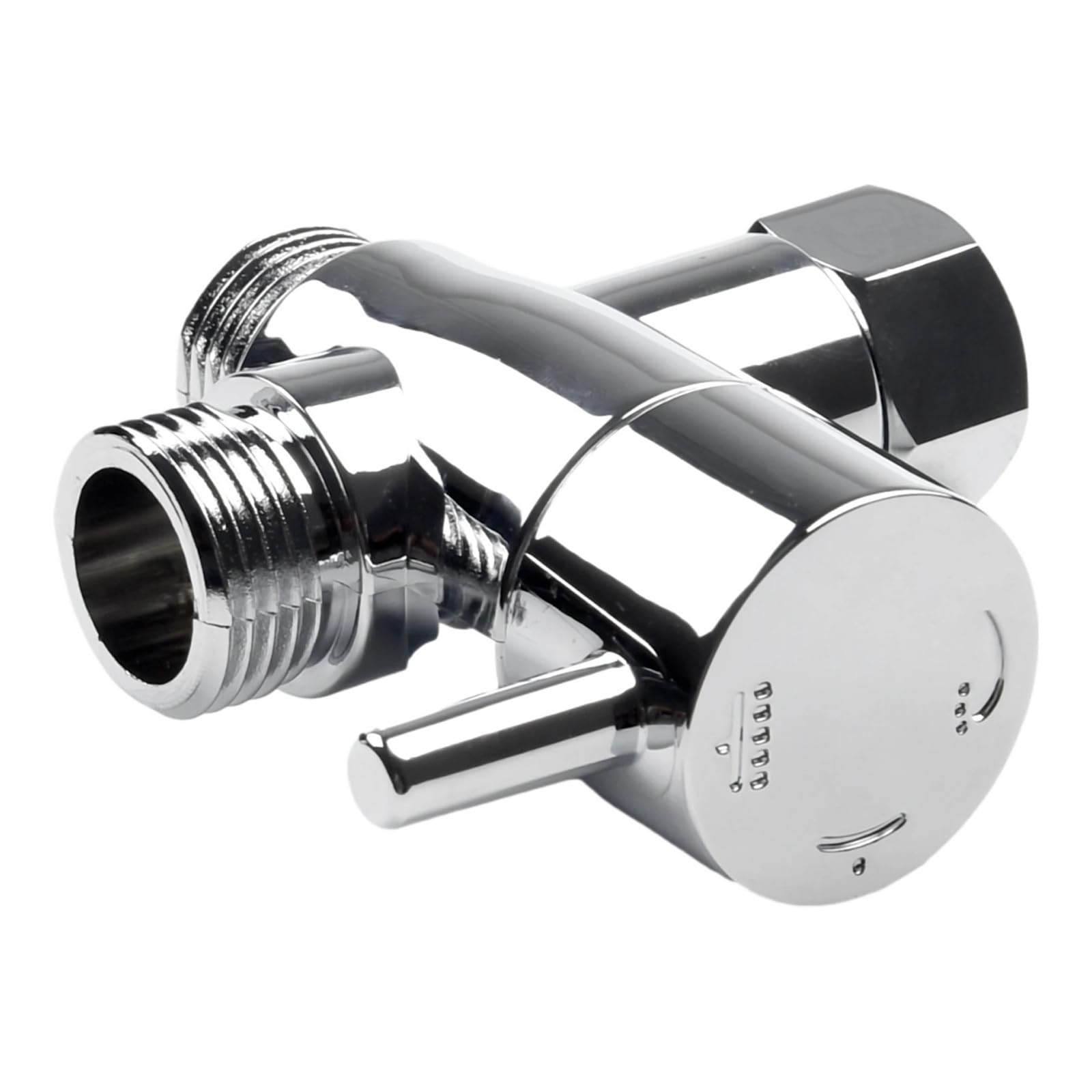 G1/2 Three Way Shower Diverter Valve Three Function Switch Connector for Bathroom