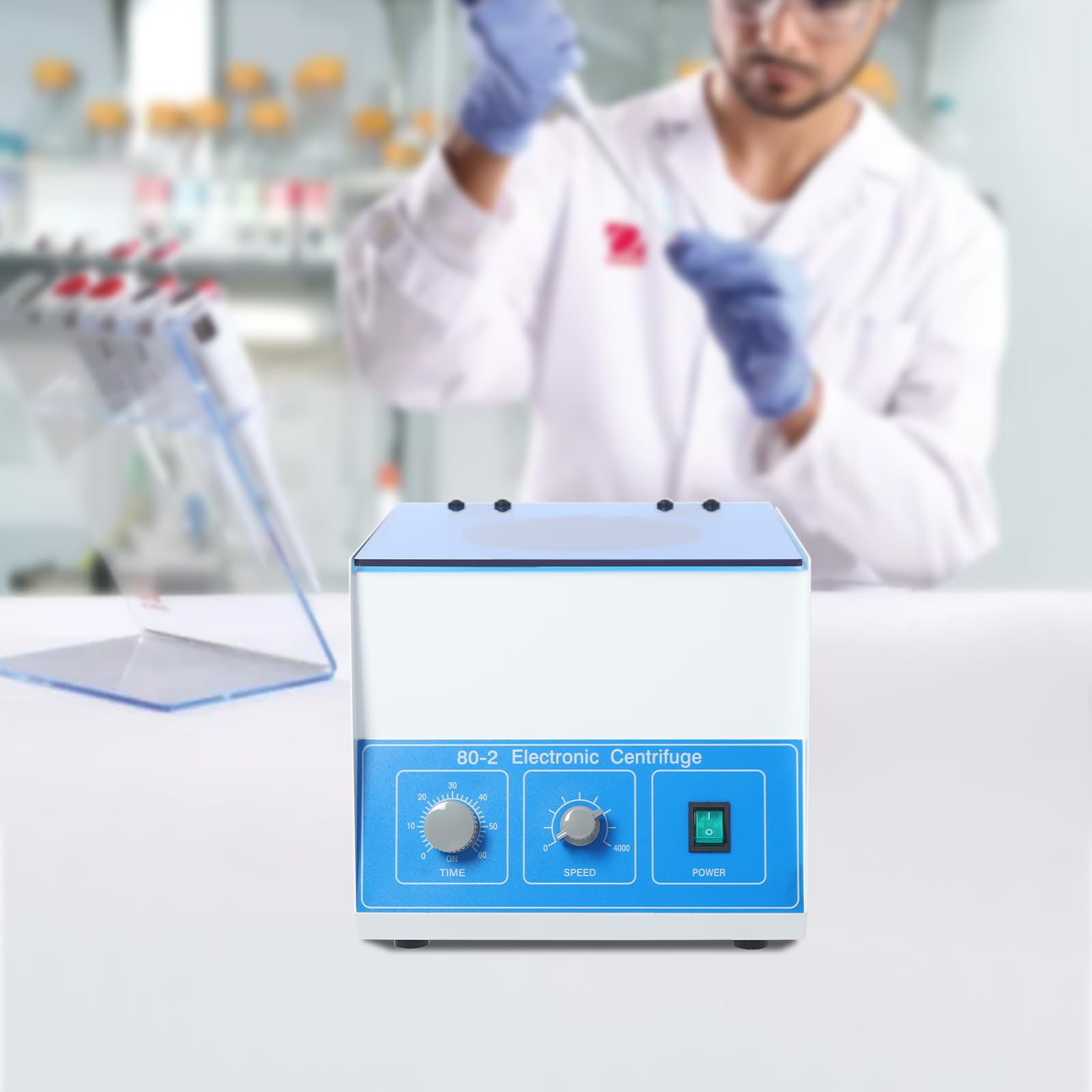 Laboratorio PRP Centrifuga da tavolo, 12 x 20 ml, 4000 giri/min, per centrifuga da 20 ml, centrifuga elettrica da 220 V