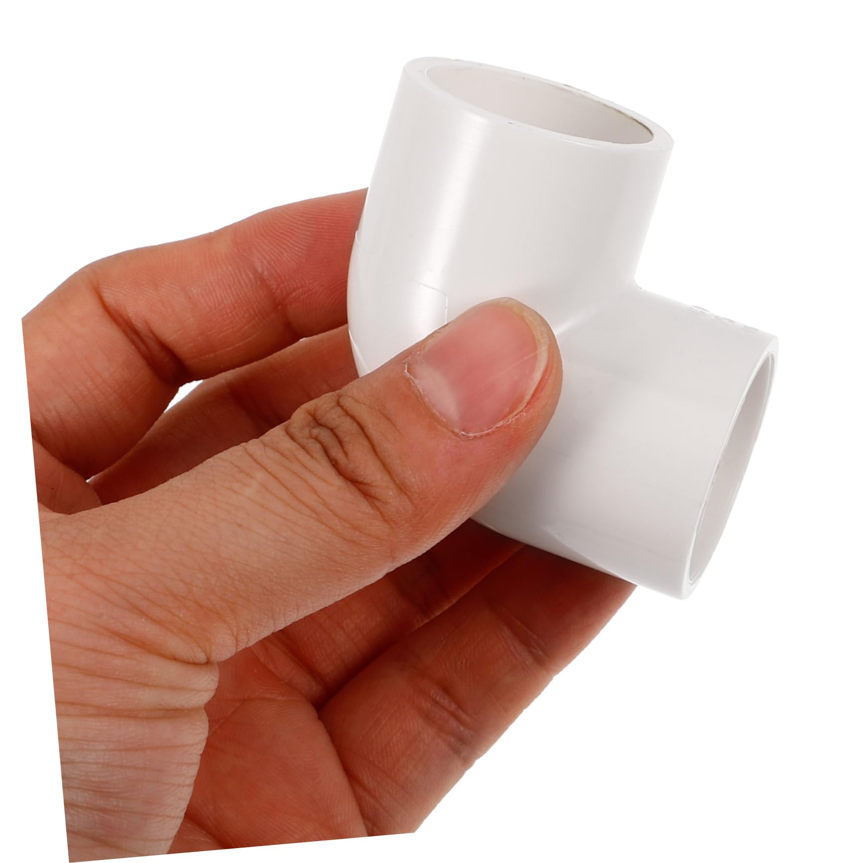 POPETPOP 4 Set Raccordi A Gomito Connettori di Giunzione Raccordi di Ricambio Connettore del Idroponico Adattatore per Acqua Valvola di Ritegno Plastica Bianca 20 Pezzi*4