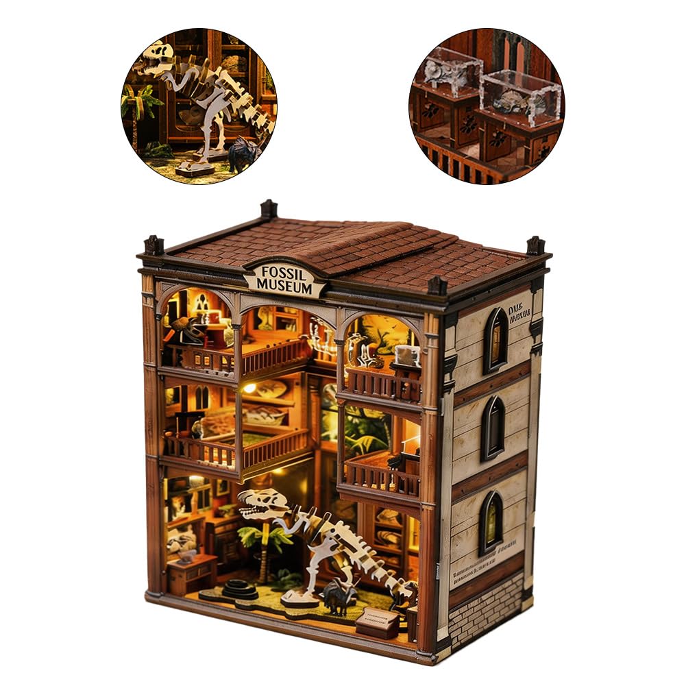 Kit fai da te in legno per casa delle bambole in miniatura, per adulti e adolescenti, con luce a LED, per familiari e amici, decorazione da scrivania, regalo unico