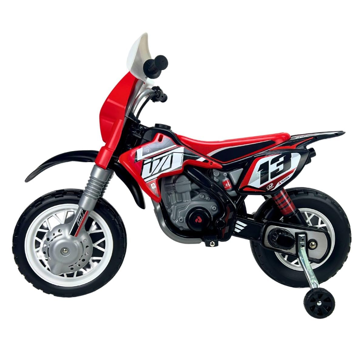INJUSA Thunder MAX VX 12V Moto Eléctrica Niños 3-6 Años 5-6 km/h Roja