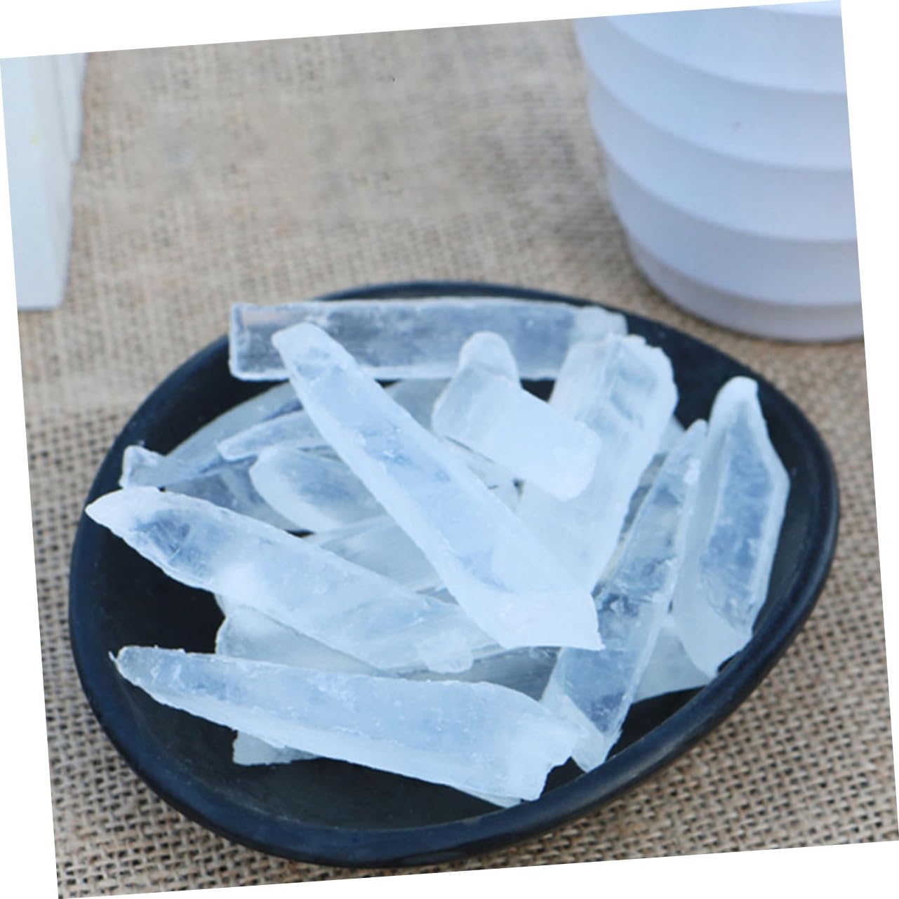 HOMSFOU Base de Jabón Transparente 1000g, sin Perfume, Hidratante Espuma Rica para Hacer Jabón Artesanal y Manualidades