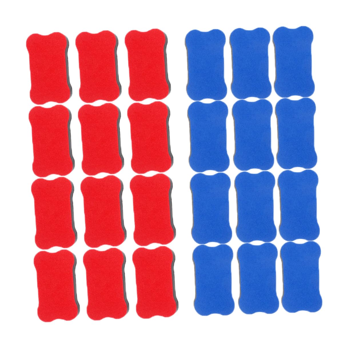 ERINGOGO Cute Whiteboard Eraser 24pcs Reusable Erasers for and Adults Erasable Whiteboard Non-