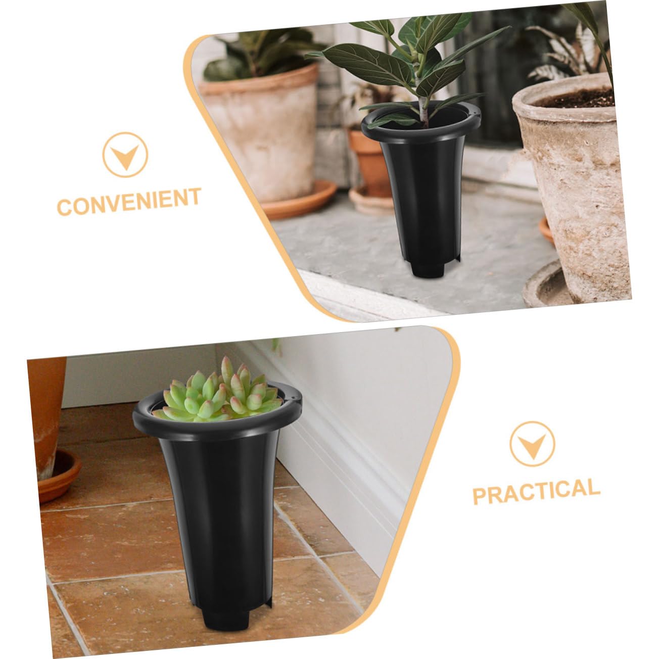 Toyvian 10pièces Jardinière Plastique Pots De Semis pour Plantes Extérieur Pots Extérieur pour Plantes De Pépinière pour Succulentes