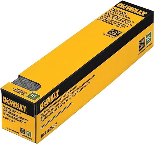 DeWalt 15GA 2-12 in en ángulo de uñas de aleta 2.5K