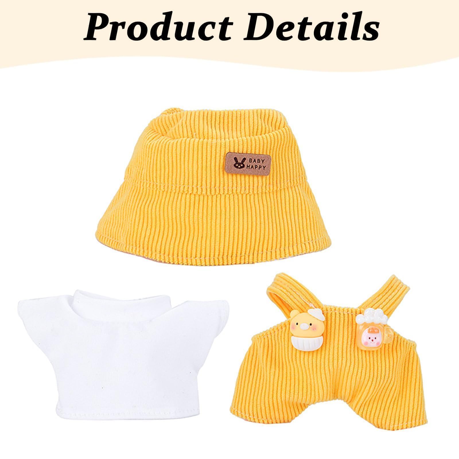 17cm Doll Clothes, Clothing for 17 cm Doll Plush, Chic Style Set for 17cm Dolls - Image 3