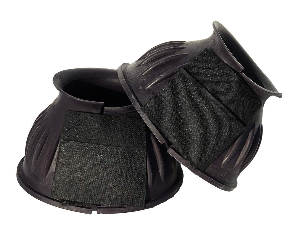 Rhinegold Velcro Over-Reach Boots - Extra Large - Plum, X-Large