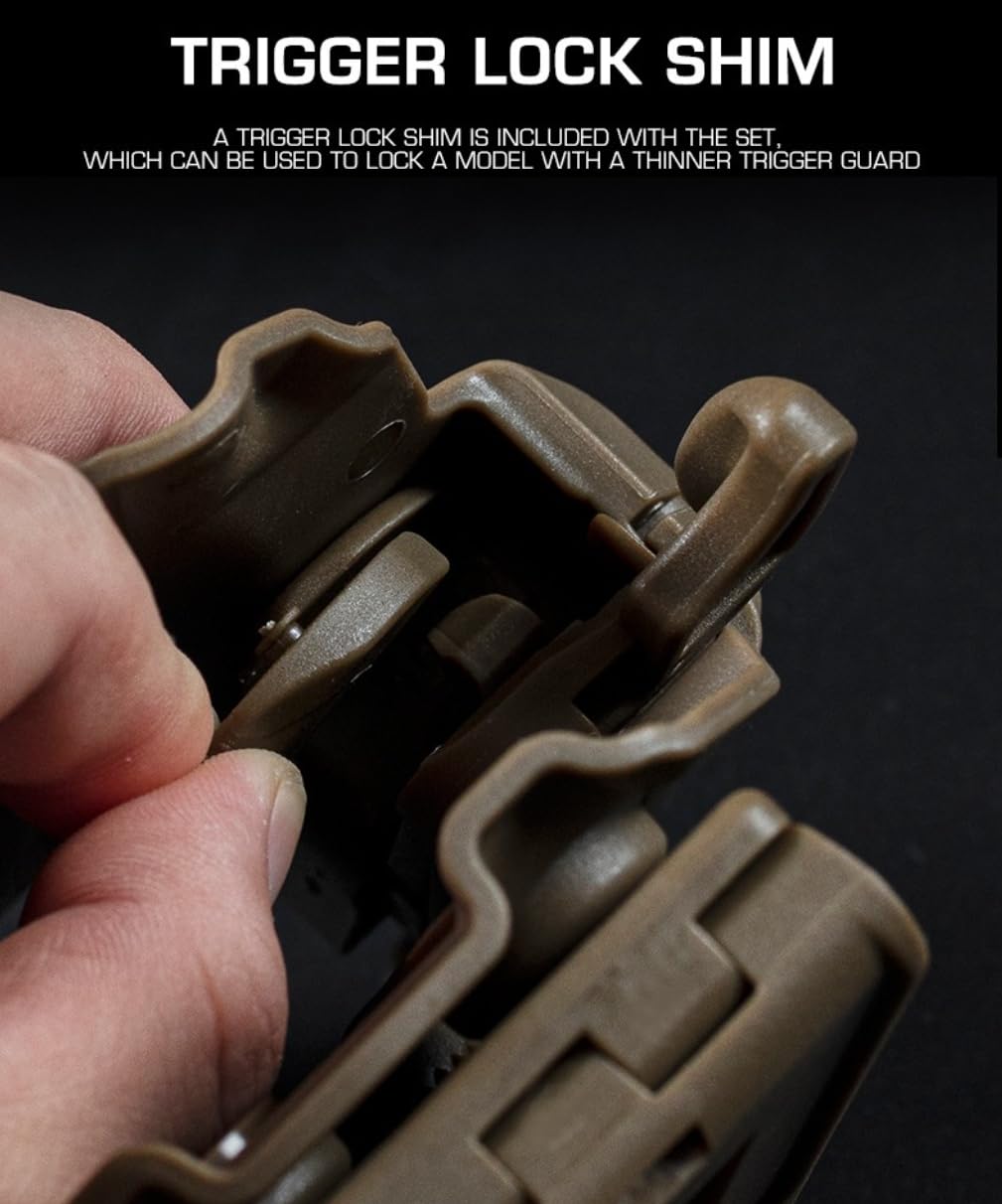 Peminkoo S.UB-Compact Fondina per Pistola Fondina Tattica da Caccia Universale Fondina a sgancio rapido per CZ P01 J.ERICHO 941 sig P229 Series Model