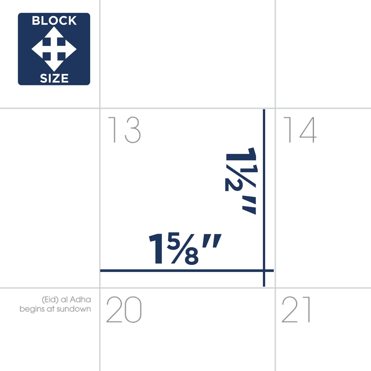 Akademischer Planer 2021–2022, AT-A-Blick Monatsplaner, 17,8 x 21,6 cm, Medium, für Schule, Lehrer, Studenten, Schwarz (7012705)