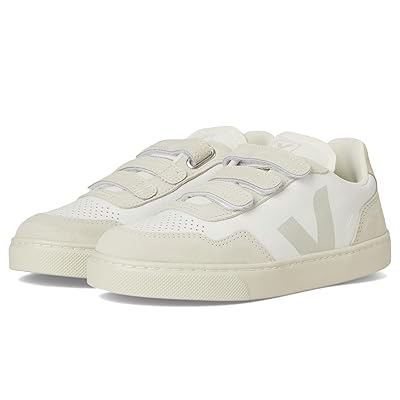 VEJA Kids Small V 90 Origanically Traced Leather (Little Kid/Big Kid) Kids Shoes Extra White/Natural