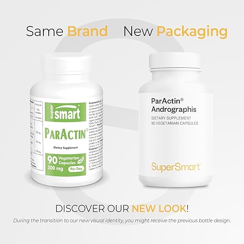 Miniatura 2 de Supersmart - Suplemento ParActin 300mg por día (alta resistencia) - Andrographis Paniculata | Sin OMG y sin gluten - 90 cápsulas vegetarianas
