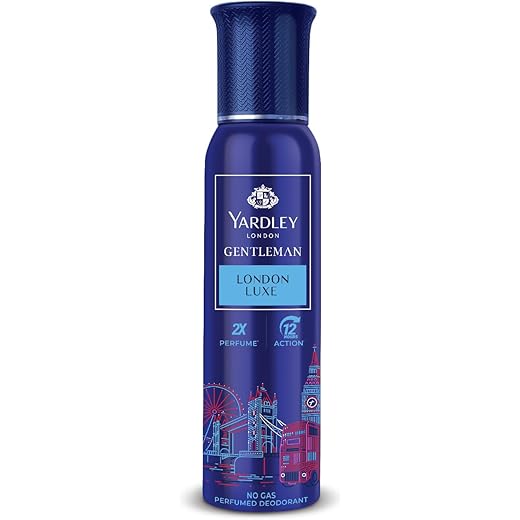 Yardley Gentleman London Luxe No Gas Perfumed Deodorant No G