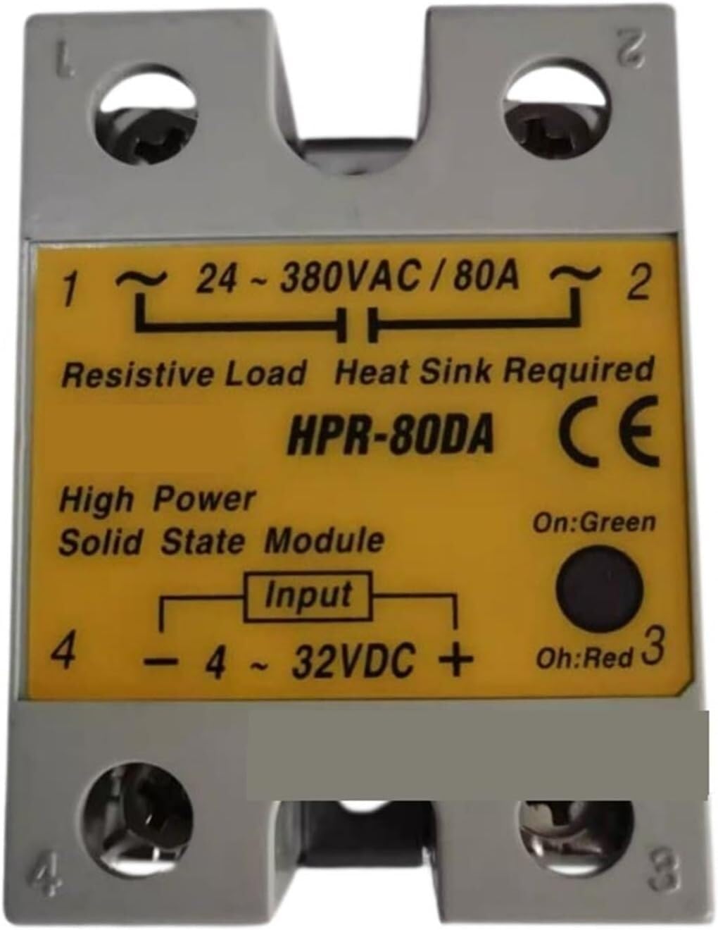 High Power Solid State Relay Module HPR- 80DA -H Control Relays