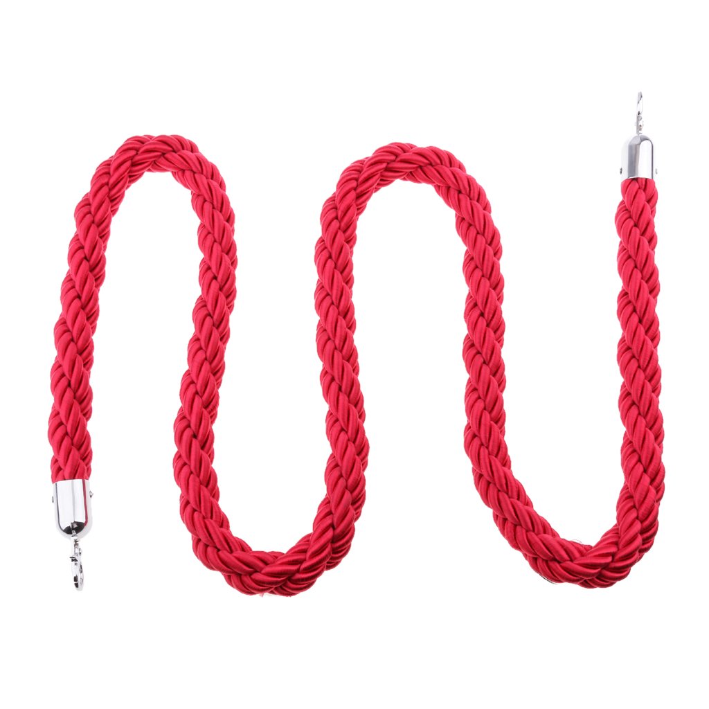 Nylon Handlaufseil Absperrseil 32mm, Rot, 2m