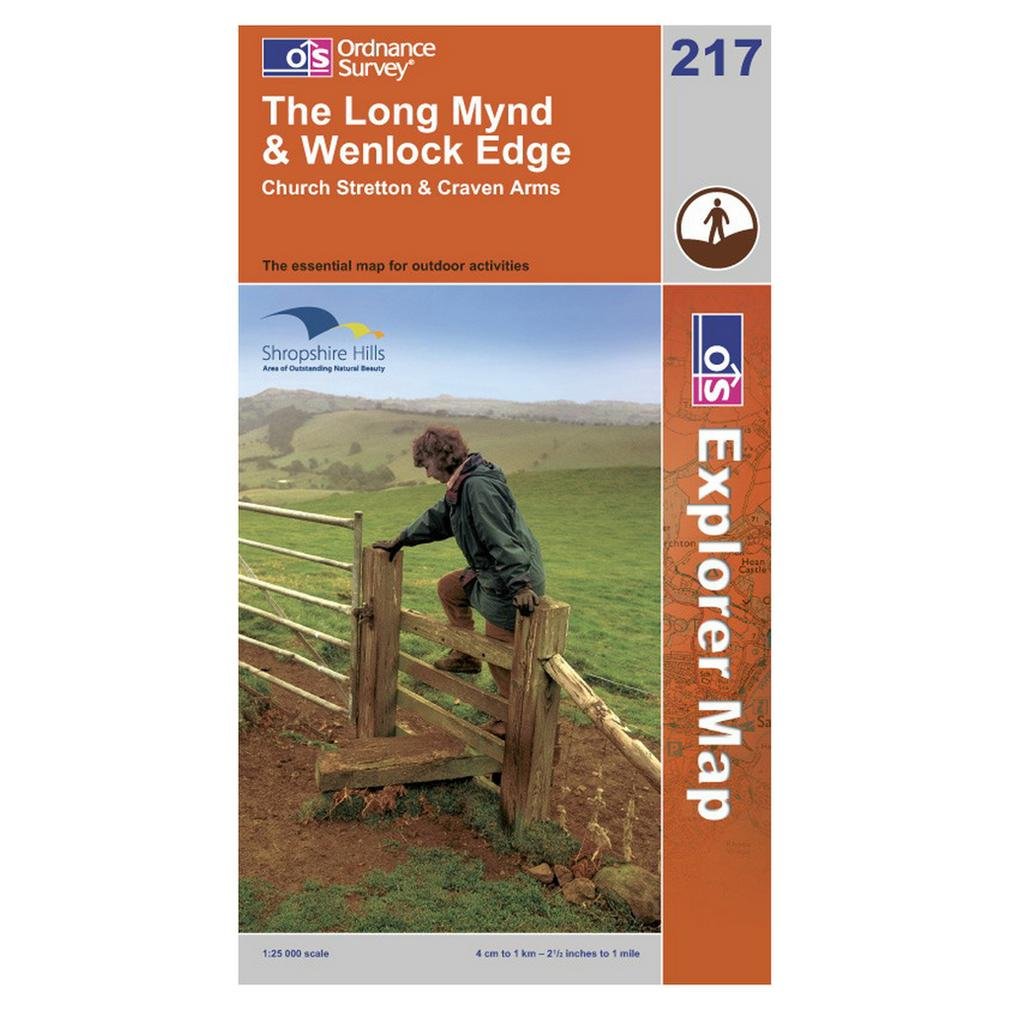 **THE LONG MYND-WENLOCK EDGE* (EXPLORER MAP)