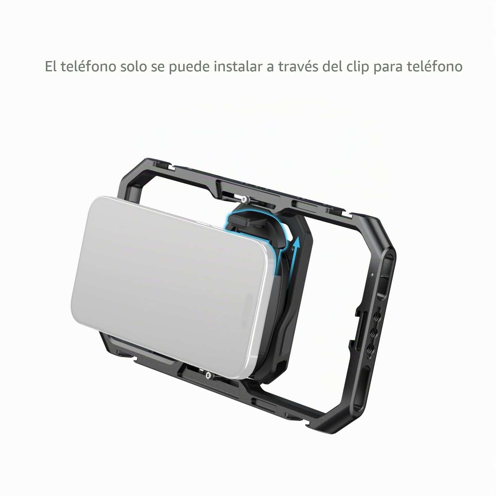 SmallRig Jaula universal Hyper Chill Cooling para iPhone/Android, con enfriador activo de 15 W y adaptador USB-C 2 en 1 y soporte para banco de energía, teléfonos compatibles de 2.5 a 3.1 pulgadas