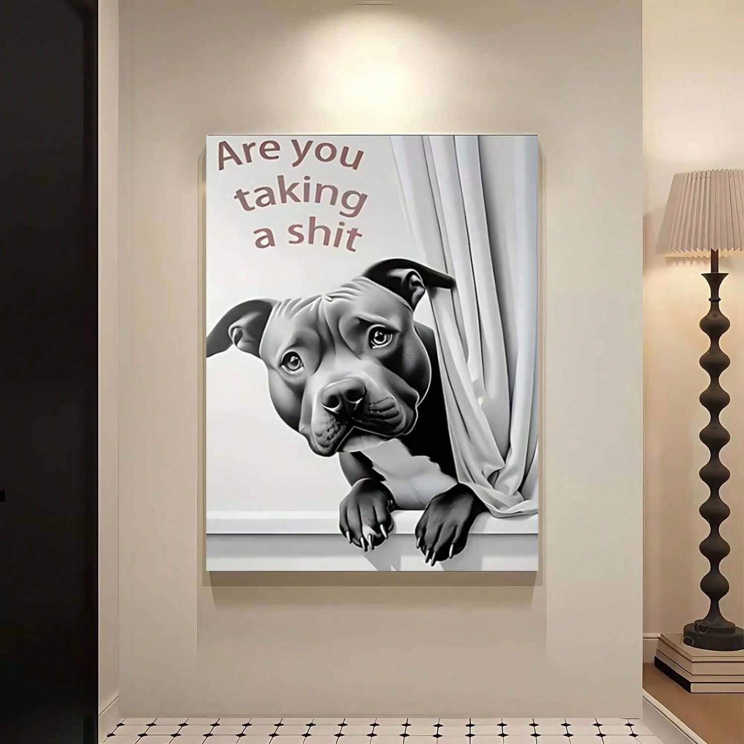 TZKBDMA Canvas Poster Print Wall Art Poster. Fun Animal Themed Poster Canvas Art Print Suitable For Room Decoration(21x30cm/Without frame)