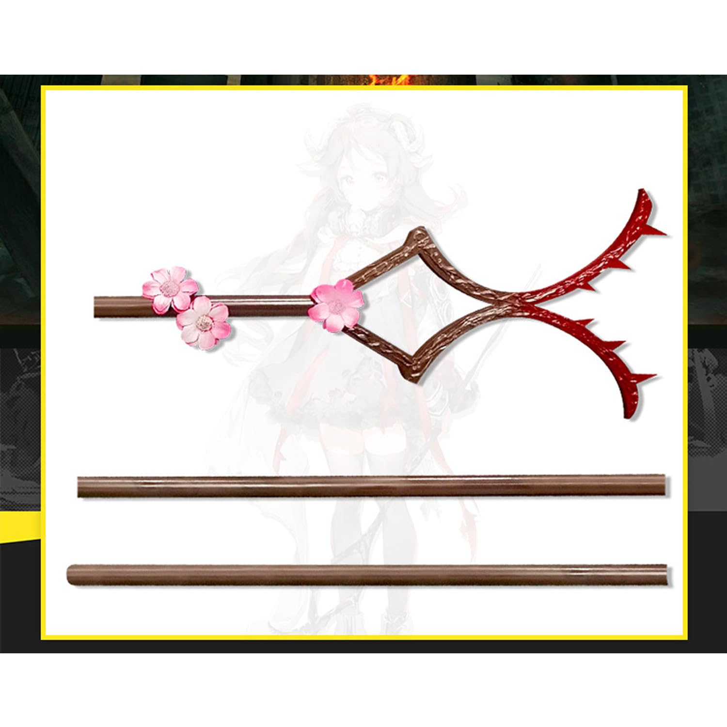 アークナイツ　エイヤ　杖　エイヤフィヤトラ　コスプレ　武器 Amazon.co.jp: アークナイツ エイヤフィヤトラ 武器 コスプレ