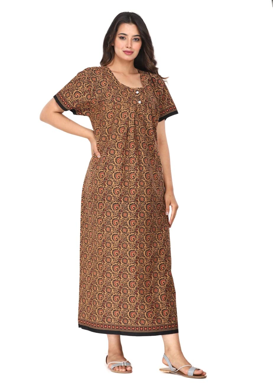 monique Brand Nighty| Nighty for Women| Cotton Nighty for Women| Nighty for Women Cotton| Cotton Nighty| Gown for Women Night Wear| Maxi Dress for Women| Cotton Maxi| Nighties for Women Cotton|-picture-13