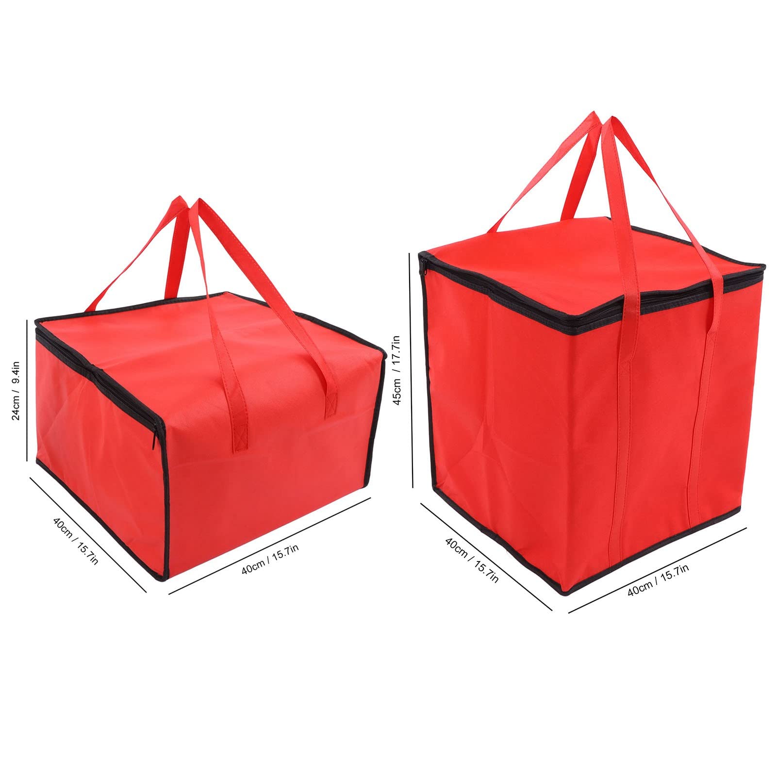 Insulated Bag, Insulated Cooler Bag Food Delivery Bag Multi Size Cooler Bags Insulated Portable Insulation Bag Non Woven Fabric Grocery Tote Insulation Bag for Catering, Pizza Warmer(40x40x45cm)?