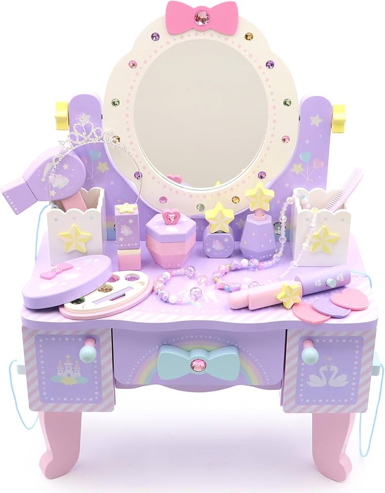Amazon.co.jp: マザーガーデン おままごと ティアラ ドレッサー