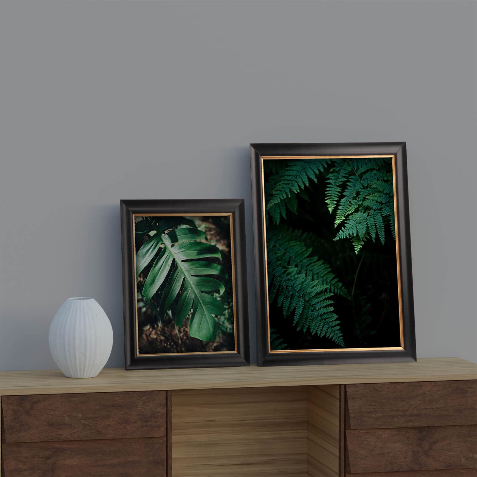 MroMax Lot De 100 Cadres Photo En Dents De Scie Dorées Avec