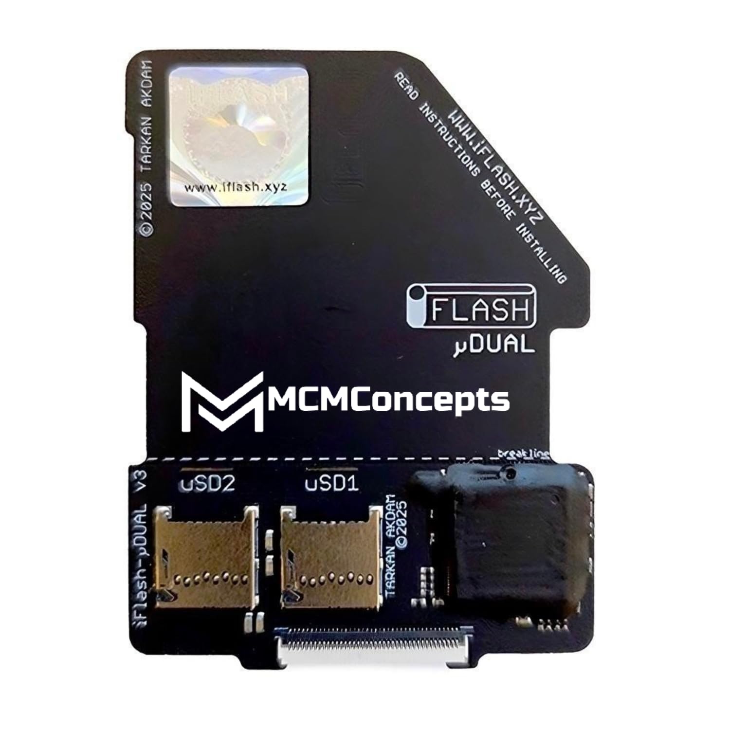 apple ipod classic ssd sd化　128GB iflash Amazon.com: iFlash uDual Micro SD Adapter for Apple iPod Video