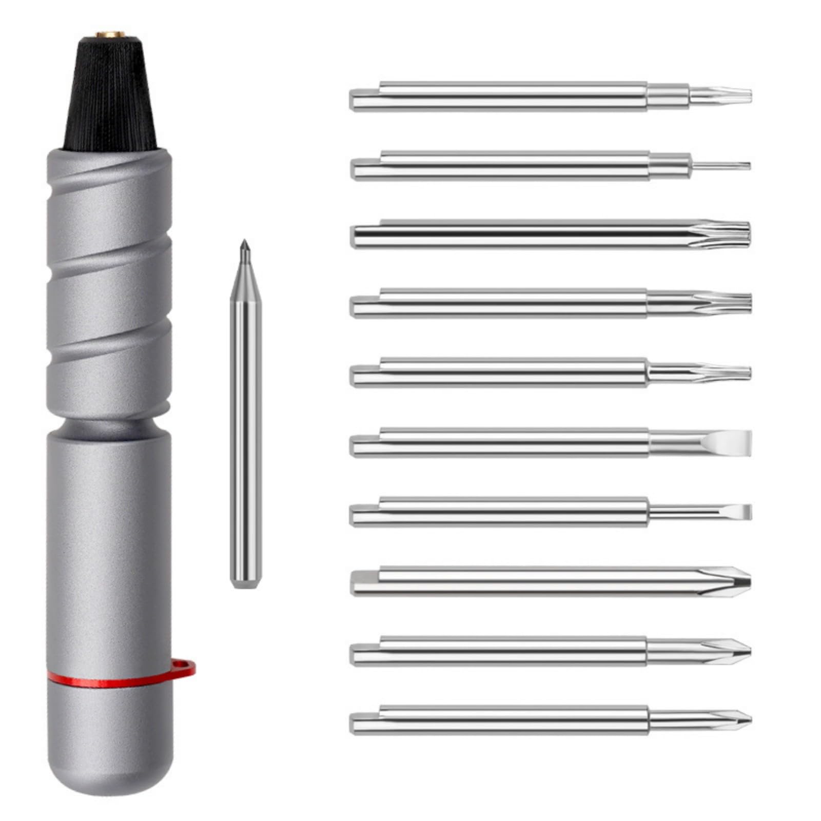 Kaccde 11Pcs Precisions Screwdriver Set, Tip Antislip Handle Electrical Work