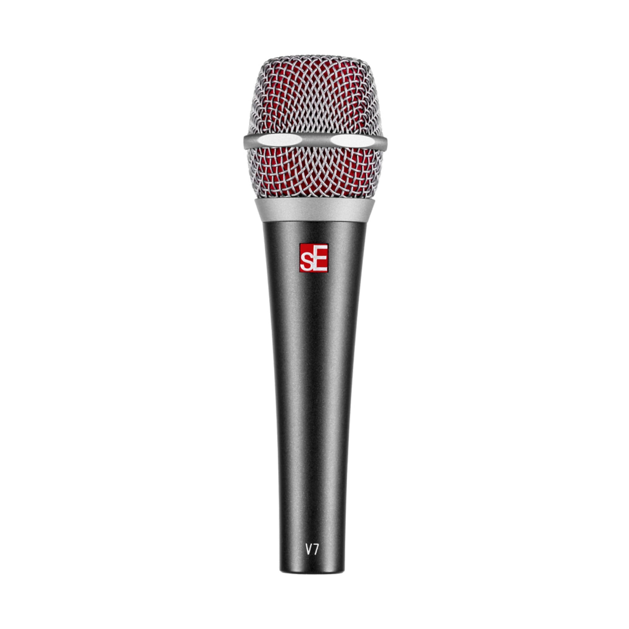 sE Electronics V7 Supercardioid Dynamic Handheld Vocal Microphone with Tripod Microphone Stand and XLR Cable
