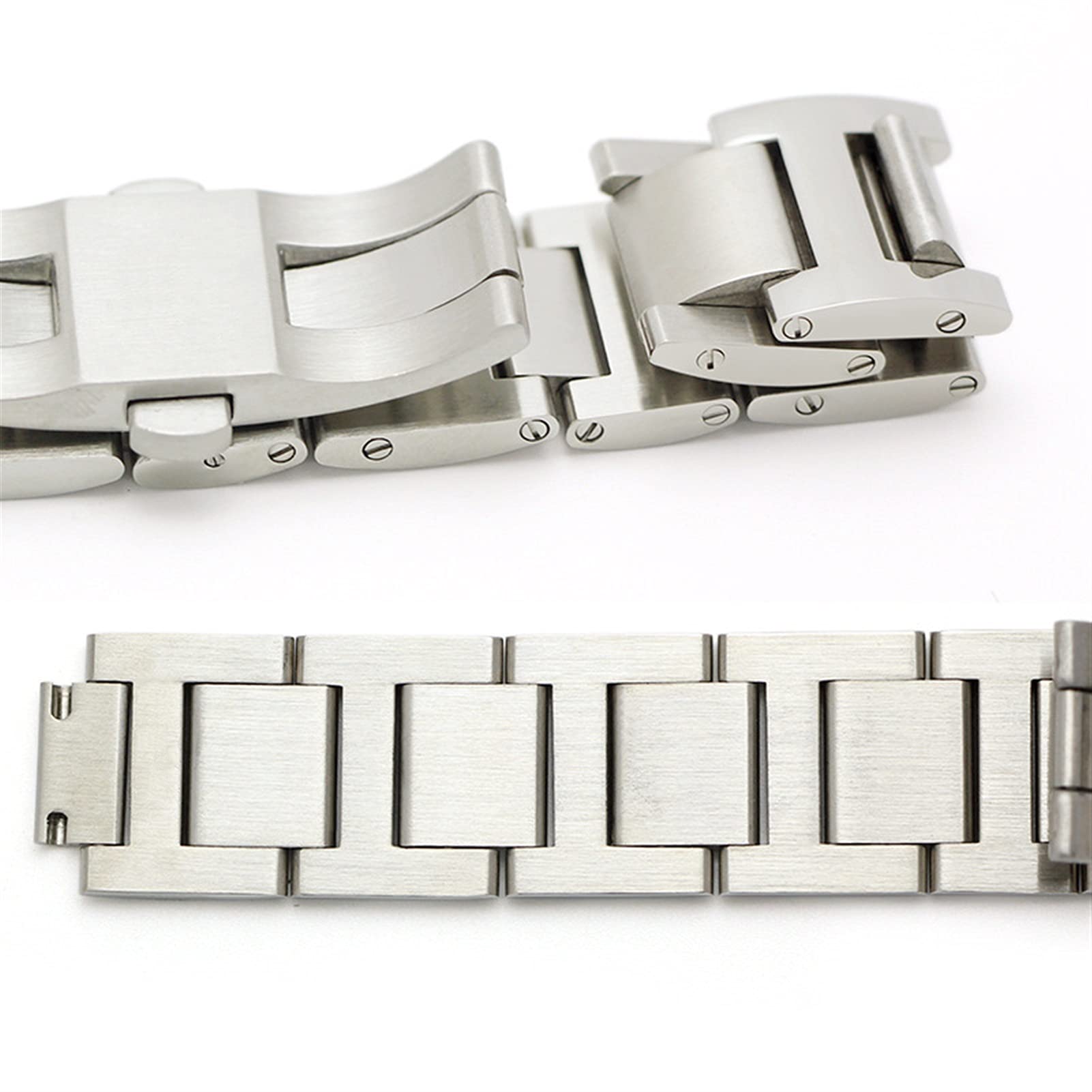 Hebilla Plegable 316 de Accesorios de Reloj para Hombres y Mujeres de liberación rápida de Acero Inoxidable de Metal