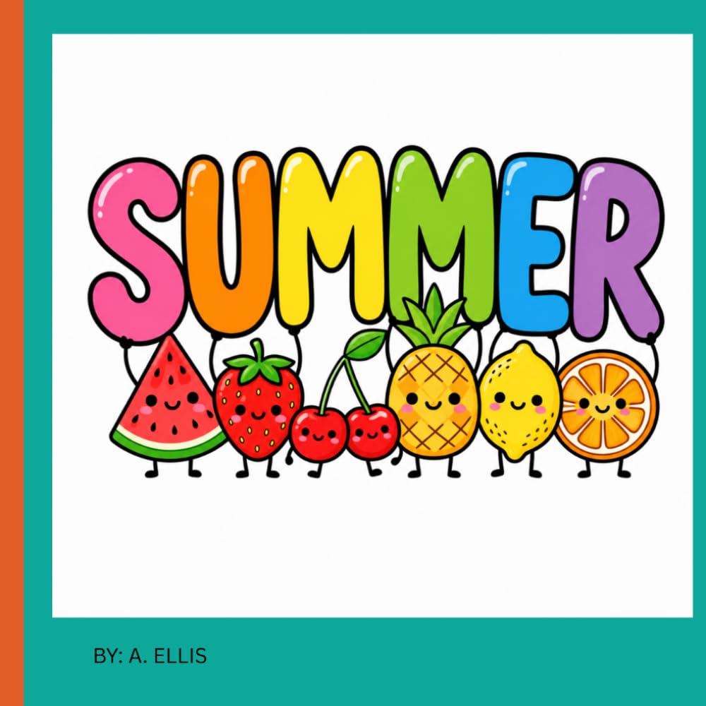 Summer Time Activities Coloring Book: Coloring book full of fun summer time activities that kids love