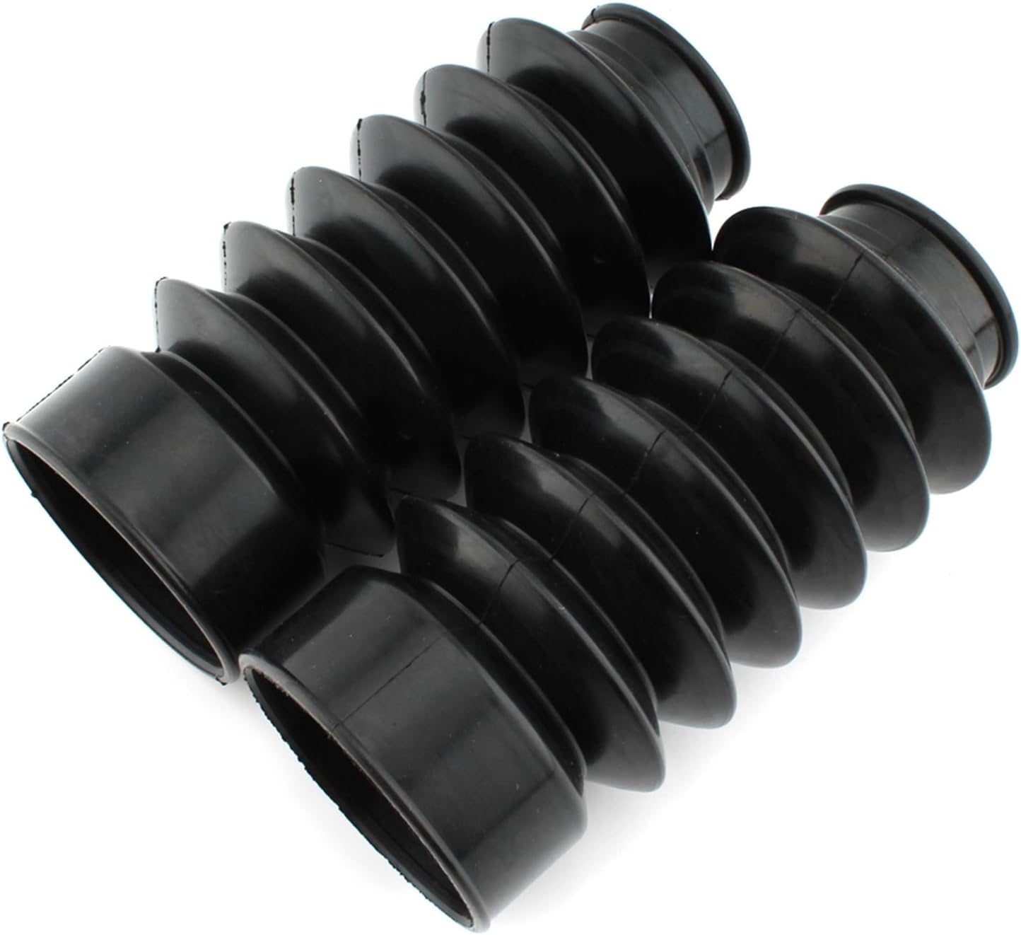 Fork Covers Front Rubber Gaiters Boots Fork Guards Shock Absorber Dust Cover Set Compatible with Triumph Bonneville Bobber