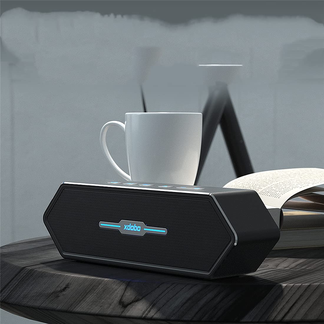 Altoparlante Bluetooth, Altoparlanti Wireless Portatili, Altoparlante Wireless Gioco, Stereo Forte, Basso in Piena Espansione, Adatto A Tutti I Tipi di Giochi,Argento