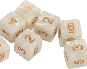 Amazon.co.jp: 6面数字サイコロセット 水波模様 おしゃれな