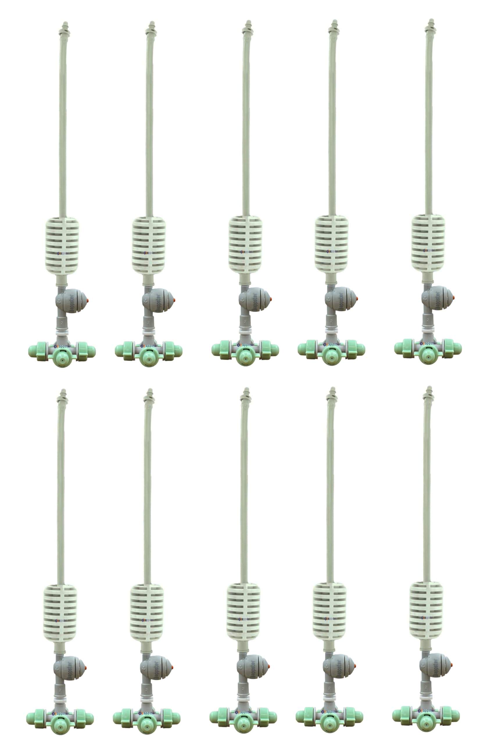 50pcs Premium Irrigation 4 Way Fogger System Set | Misting Fog, Mist Cooling System for Garden, Greenhouses, Balcony, Poultry Farm, Stable, Shed & Patio - Pack of 50pcs-image-20