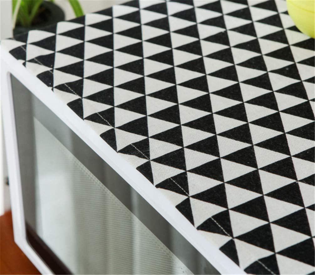 Funda De Algodón Para Horno Microondas A Prueba De Polvo Con Patrón De